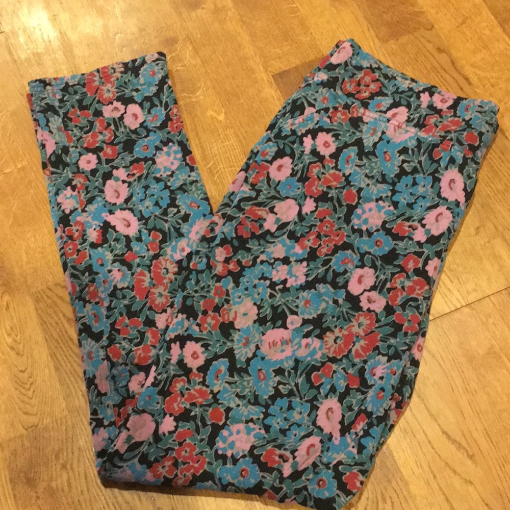 Matilda Jane floral sandy pants size L